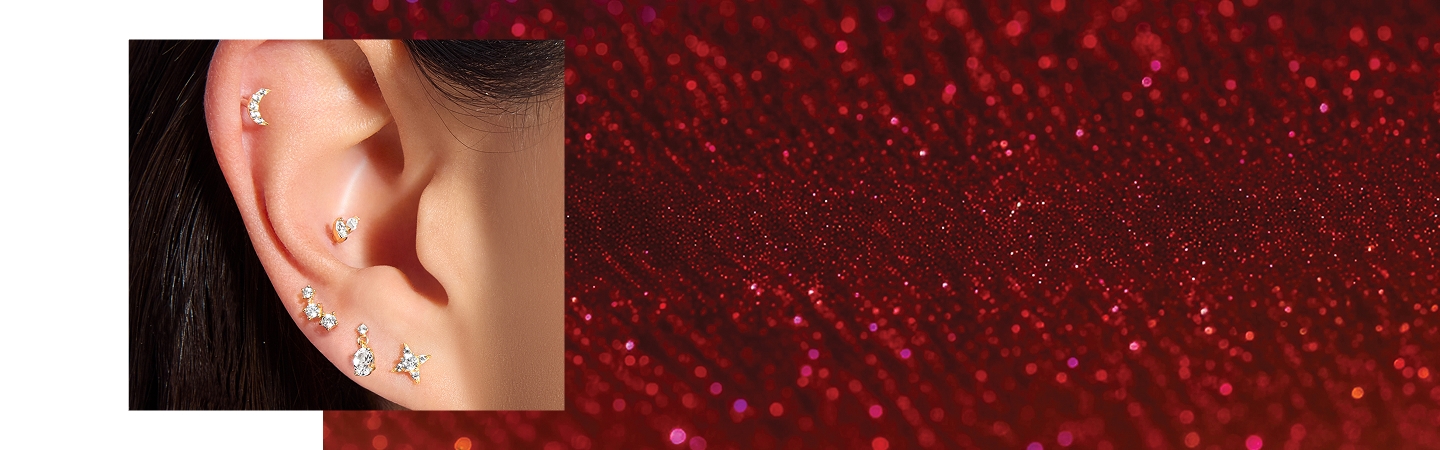 Our flat back earring collection is the perfect mix of comfort and cool - in 10K solid gold. LEARN MORE ABOUT FLAT BACK EARRINGS.