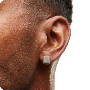 14K Gold Plated Square Studs