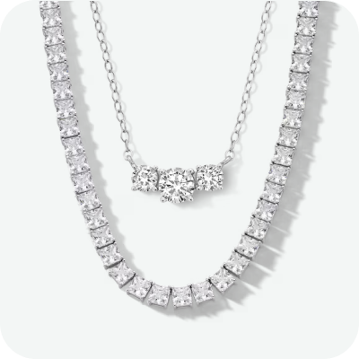 SHOP CUBIC ZIRCONIA NECKLACES