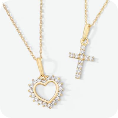 SHOP DIAMOND NECKLACES