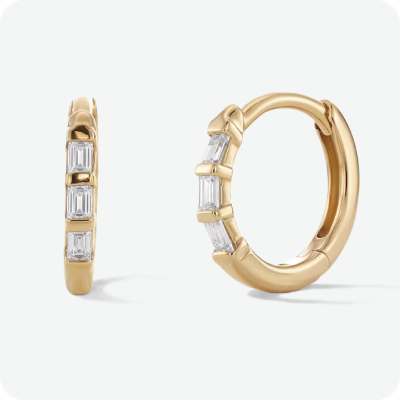 1/15 CT. T.W. Lab-Grown Diamond Huggies